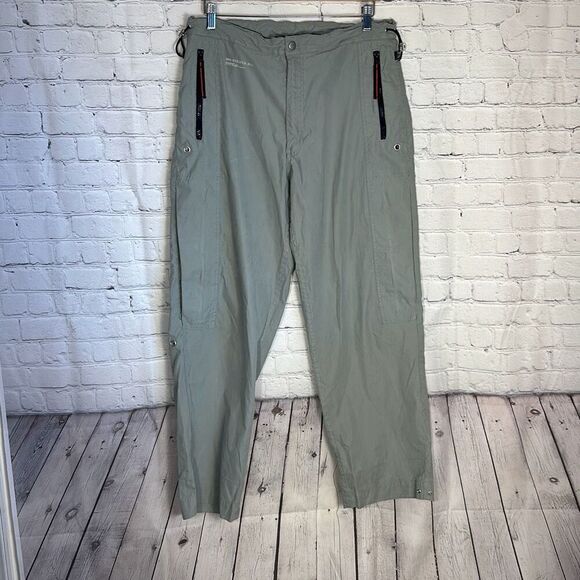 Vintage Levi’s Silvertab Y2K Data Nylon Polyester Green Cargo Pants  Size M X 32 - Picture 1 of 11
